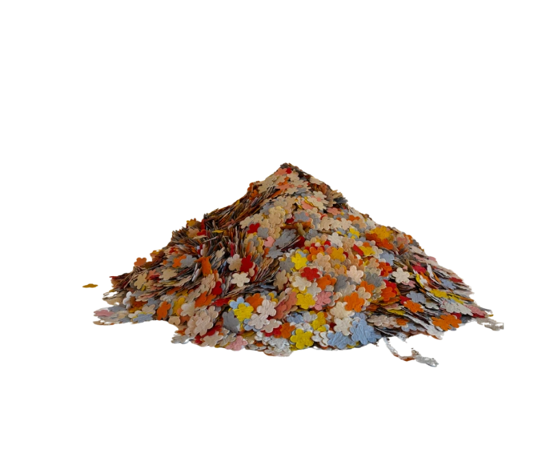 Grote hoop groeiconfetti | 1000 gram