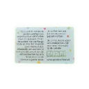 Uitlegsticker 6,5x4cm | Groeipapier met zaden van veldbloemen