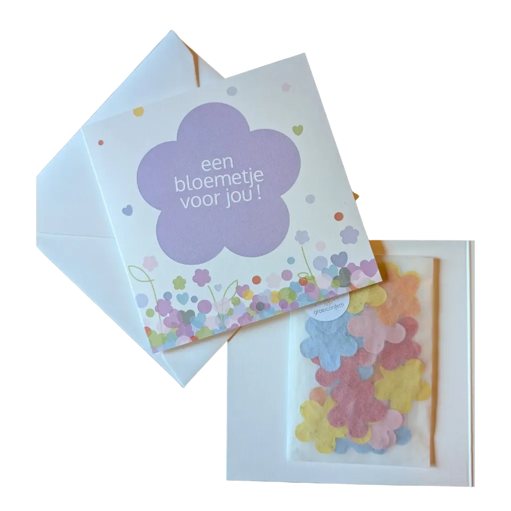 Wenskaart | Een bloemetje voor jou!
