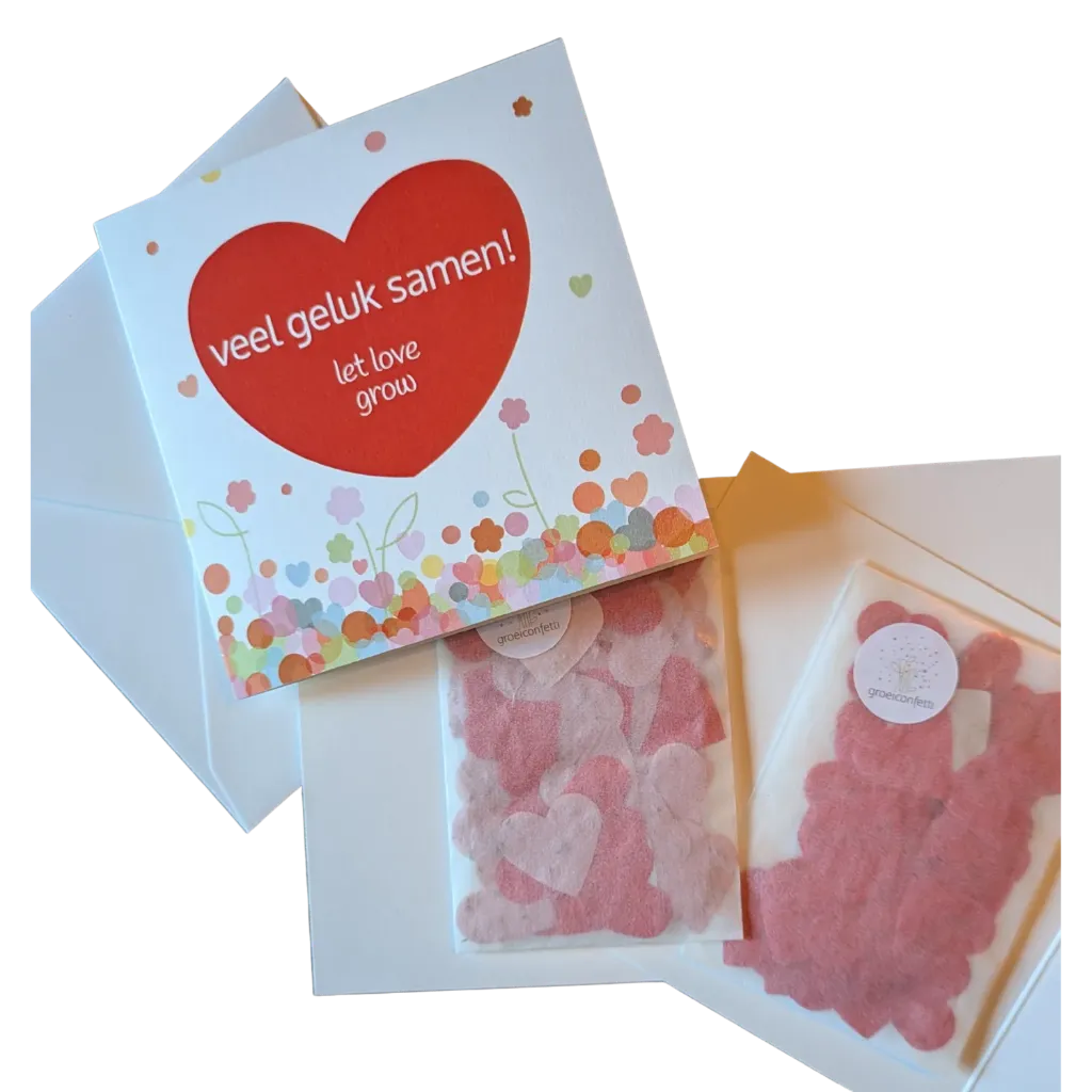 Wenskaart | Veel geluk samen!